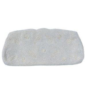 VINTAGE ARTISTIC DESIGN BEADED EVENING PURSE/BAG 9.5”x4.5”